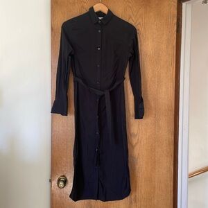 Kotn black shirt dress size 2